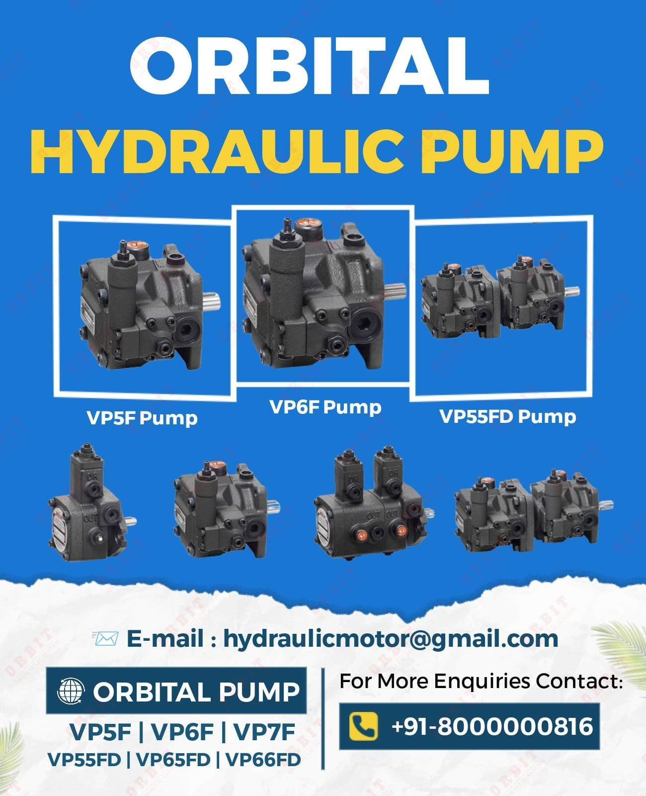 Anson VP55FD VP65FD VP66FD hydraulic Pump In India Anson VP55FD VP65FD VP66FD Hydraulic Pump In India
